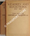 Memories and Reflections 1825 - 1927 by The Earl of Oxford and Asquith